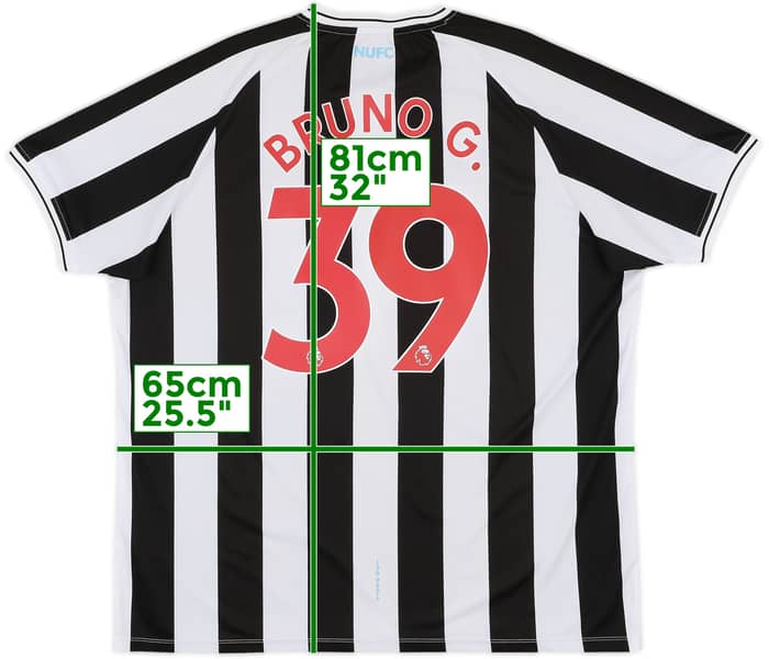 2022-23 Newcastle Home Shirt BrunoG.#39 - 10/10 - (3XL)