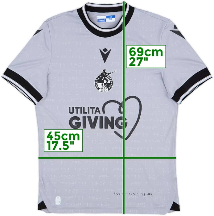 2023-24 Bristol Rovers Away Shirt - 10/10 - (S)