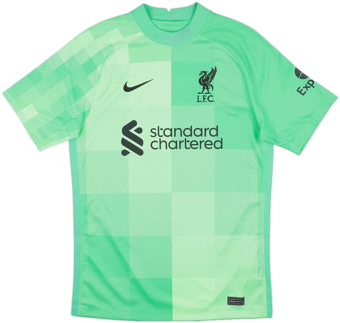 2021-22 Liverpool GK Shirt A.Becker #1 - 9/10 - (S)