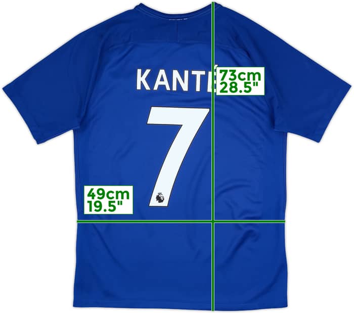 2017-18 Chelsea Home Shirt Kante #7 - 8/10 - (M)