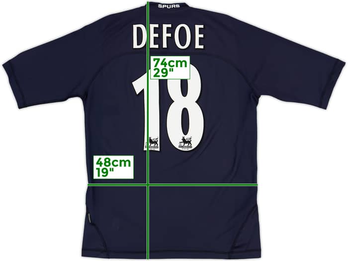 2004-05 Tottenham Away Shirt Defoe #18 - 6/10 - (XL)
