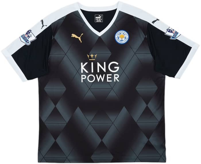 2015-16 Leicester Away Shirt Vardy #9 - 9/10 - (XXL)
