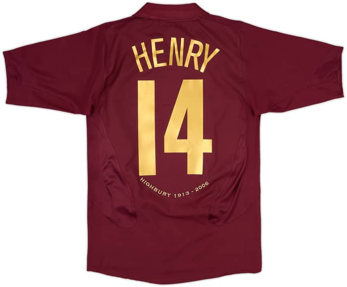 2005-06 Arsenal Home Shirt Henry #14 - 9/10 - (S)