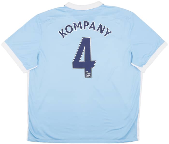 2015-16 Manchester City Home Shirt Kompany #4 - 8/10 - (XXL)