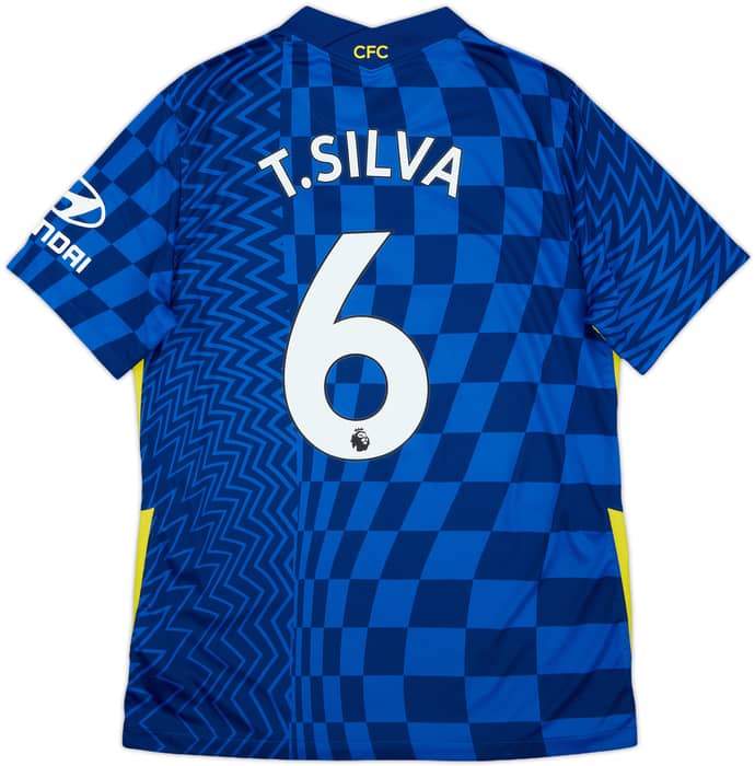 2021-22 Chelsea Home Shirt T.Silva #6 - 10/10 - (L)