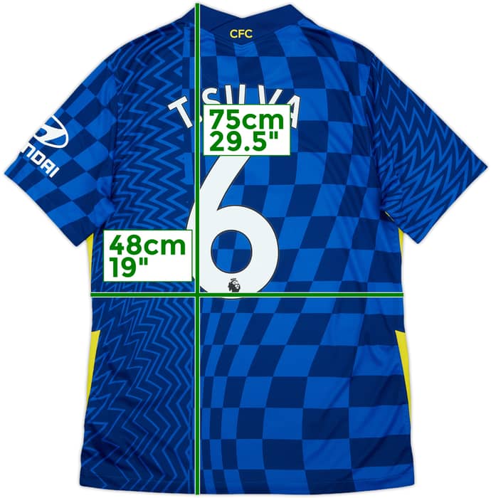 2021-22 Chelsea Home Shirt T.Silva #6 - 10/10 - (L)