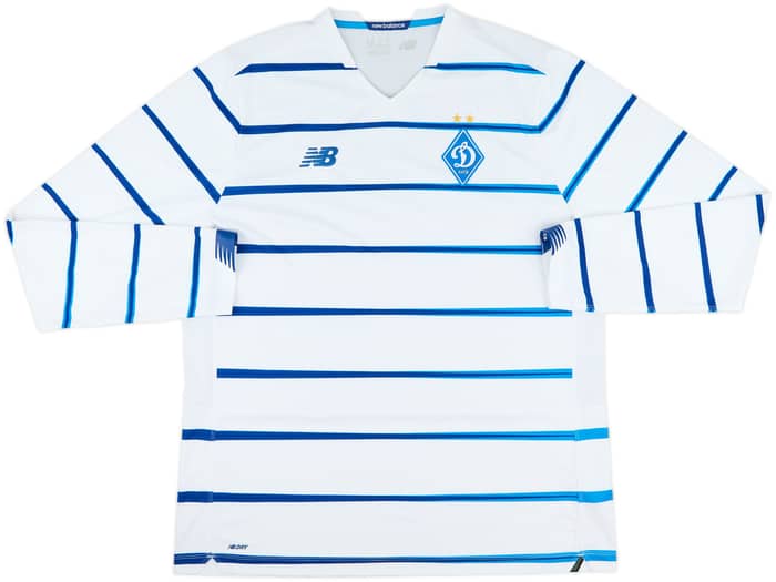2020-21 Dynamo Kyiv Home L/S Shirt - 8/10 - (XL)