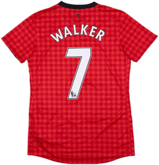 2012-13 Manchester United Home Shirt Walker #7 - 5/10 - (Women's S)