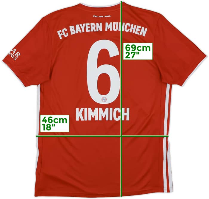 2020-21 Bayern Munich Home Shirt Kimmich #6 - 7/10 - (M)