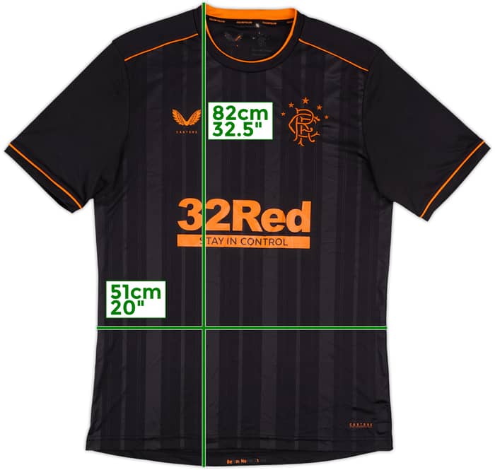 2020-21 Rangers Third Shirt - 8/10 - (L)