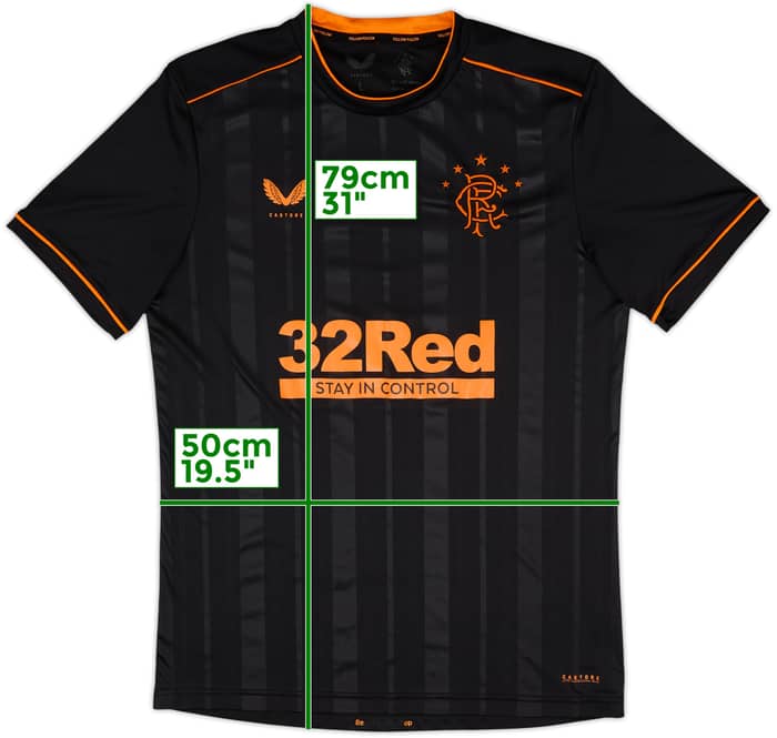 2020-21 Rangers Third Shirt - 9/10 - (L)