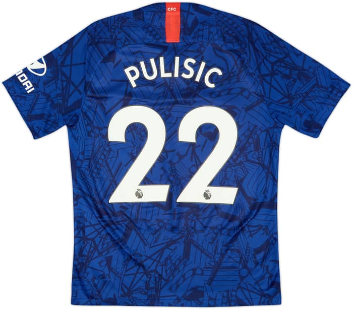 2019-20 Chelsea Home Shirt Pulisic #22 - 9/10 - (M)