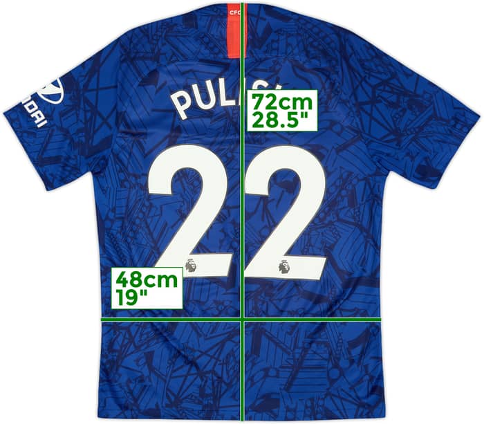 2019-20 Chelsea Home Shirt Pulisic #22 - 9/10 - (M)