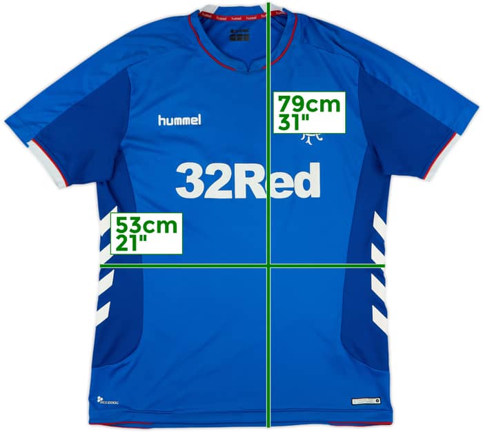 2018-19 Rangers Home Shirt - 7/10 - (L)