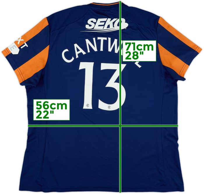 2023-24 Rangers Third Shirt Cantwell #13 - 8/10 - (Women's XL)