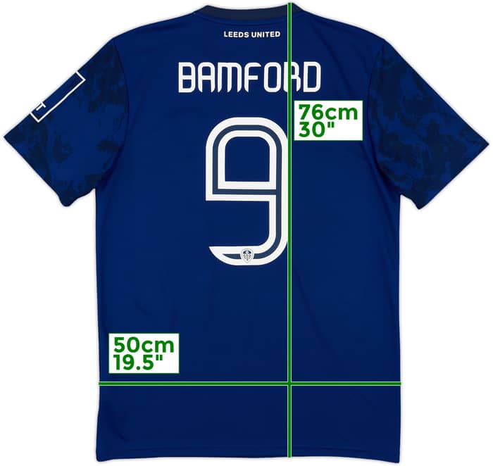 2021-22 Leeds United Away Shirt Bamford #9 - 10/10 - (M)