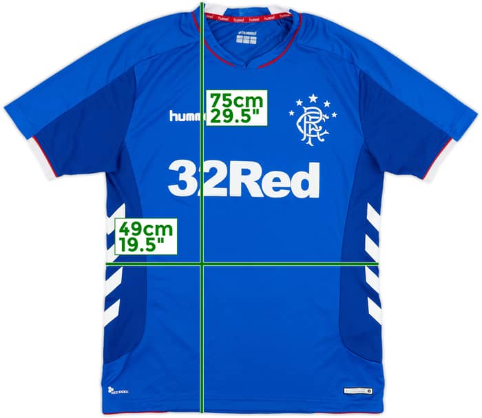 2018-19 Rangers Home Shirt - 7/10 - (L)