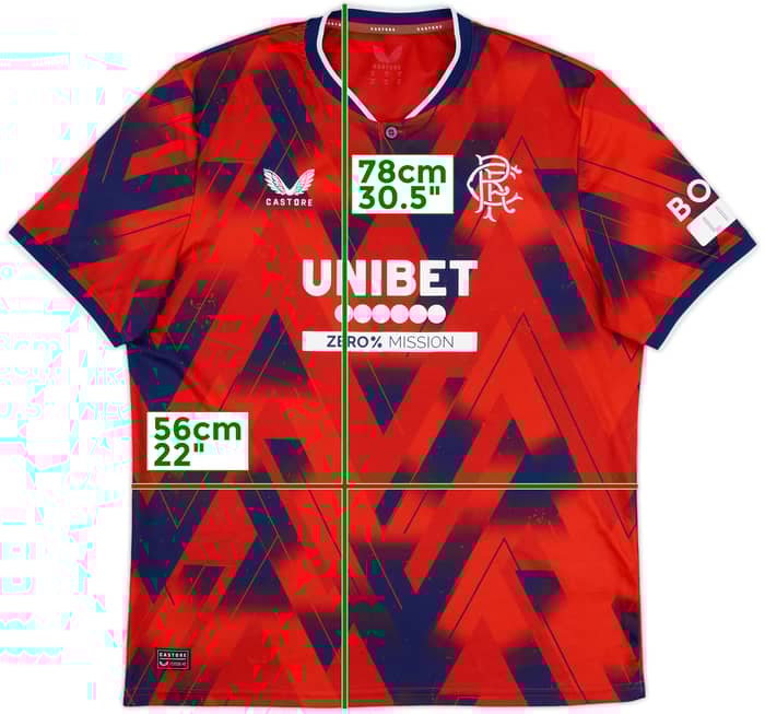 2023-24 Rangers Fourth Shirt - 8/10 - (XL)