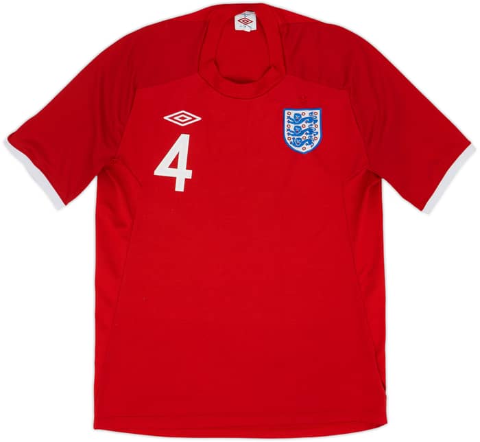 2010-11 England Away Shirt Gerrard #4 - 5/10 - (L)