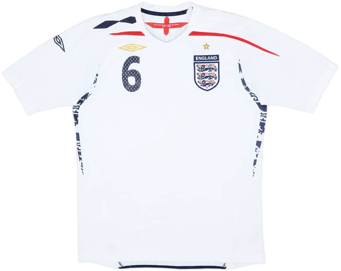 2007-09 England Home Shirt Terry #6 - 6/10 - (M)