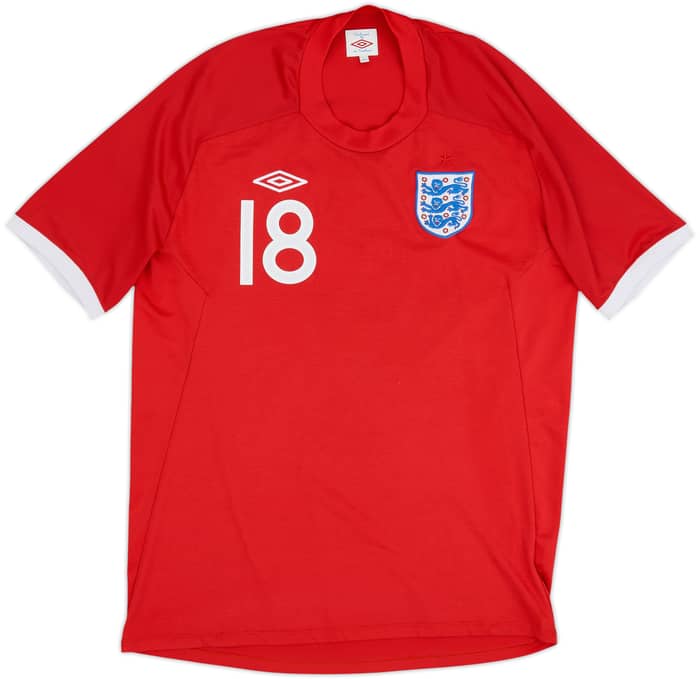 2010-11 England Away Shirt #18 - 7/10 - (L)