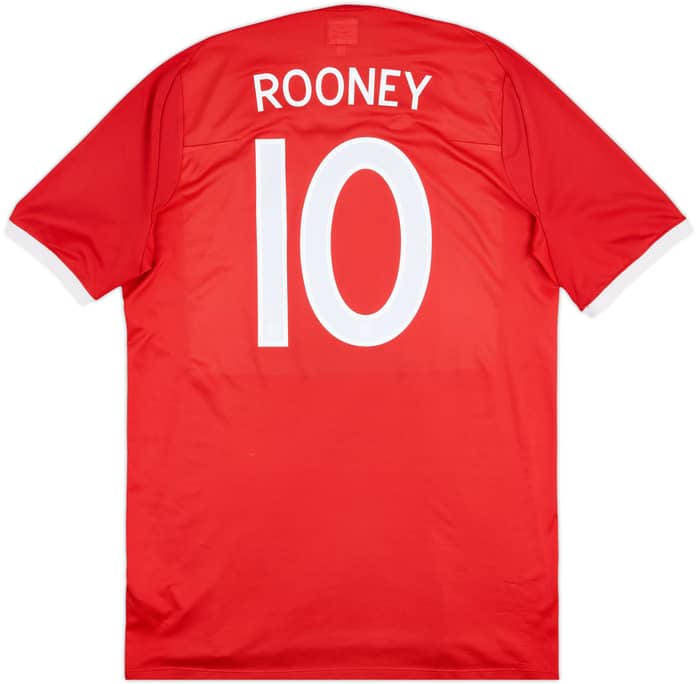 2010-11 England Away Shirt Rooney #10 - 5/10 - (L)