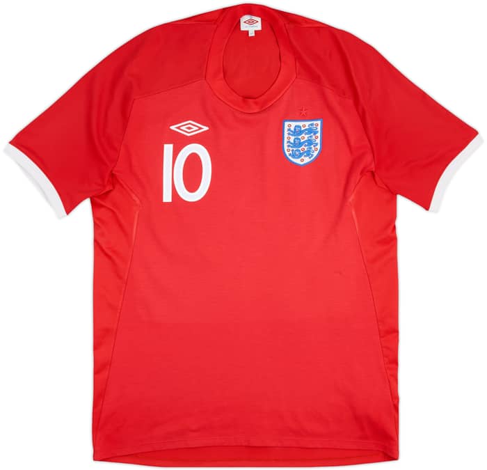 2010-11 England Away Shirt Rooney #10 - 5/10 - (L)
