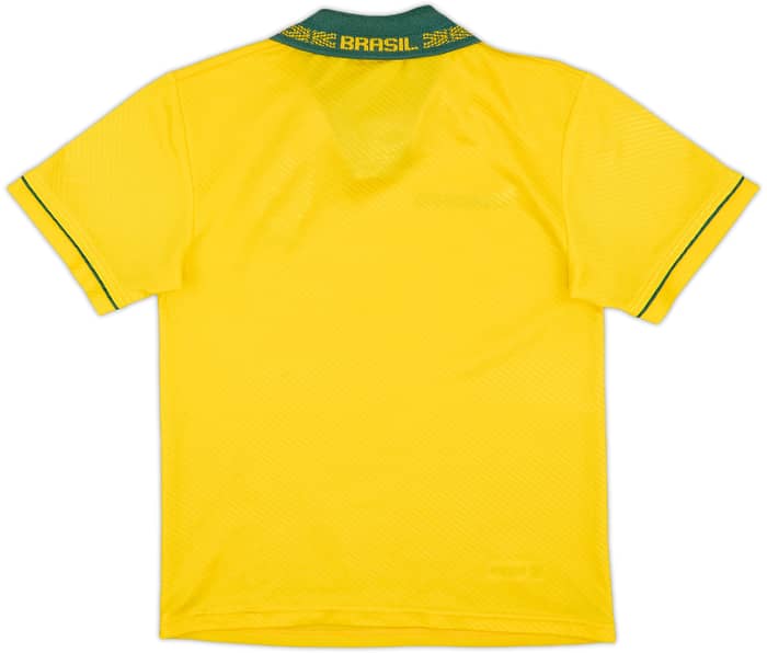 1993-94 Brazil Home Shirt - 9/10 - (L.Boys)