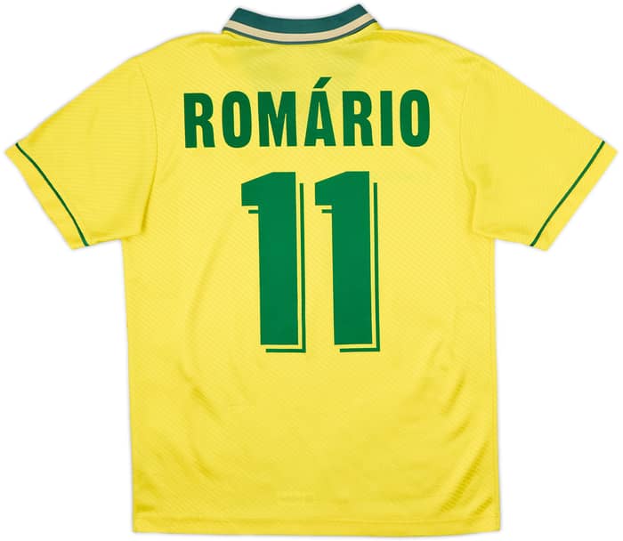 1994 Brazil Home Shirt Romario #11 - 7/10 - (L)