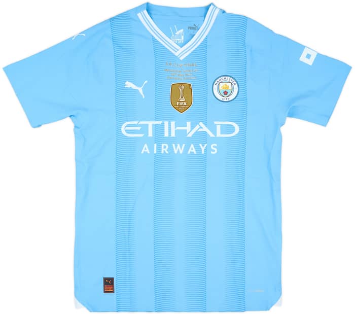 2023-24 Manchester City Match Issue FA Cup Final Home Shirt Walker #2
