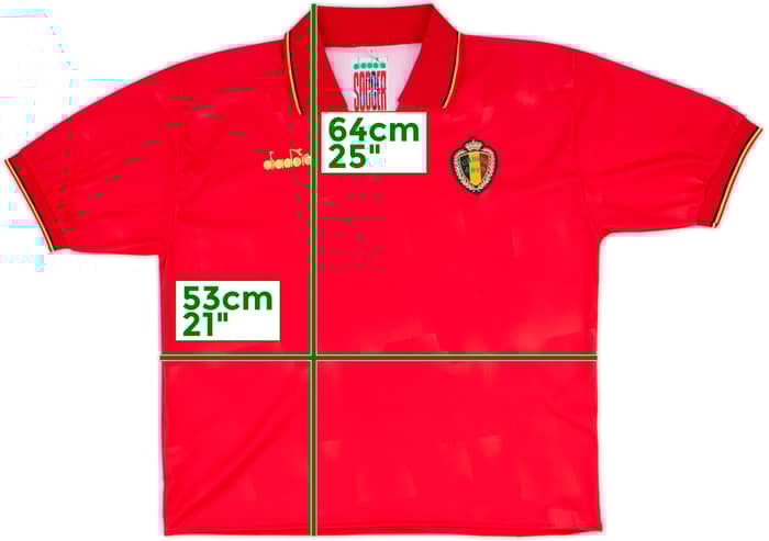 1992-94 Belgium Home Shirt - 7/10 - (L)