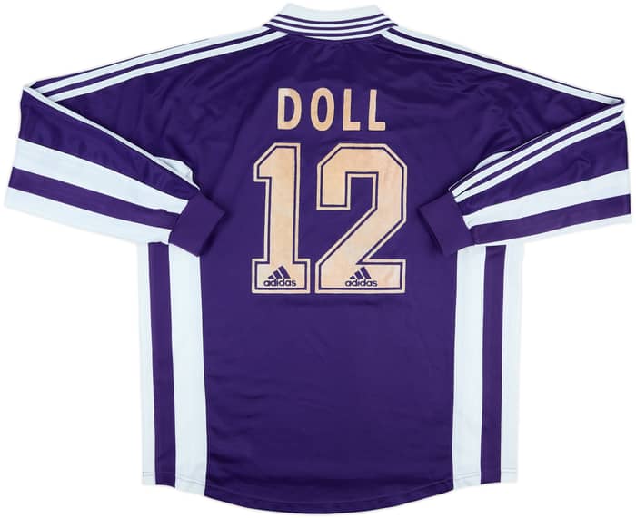1998-99 Anderlecht Match Issue Home L/S Shirt Doll #12