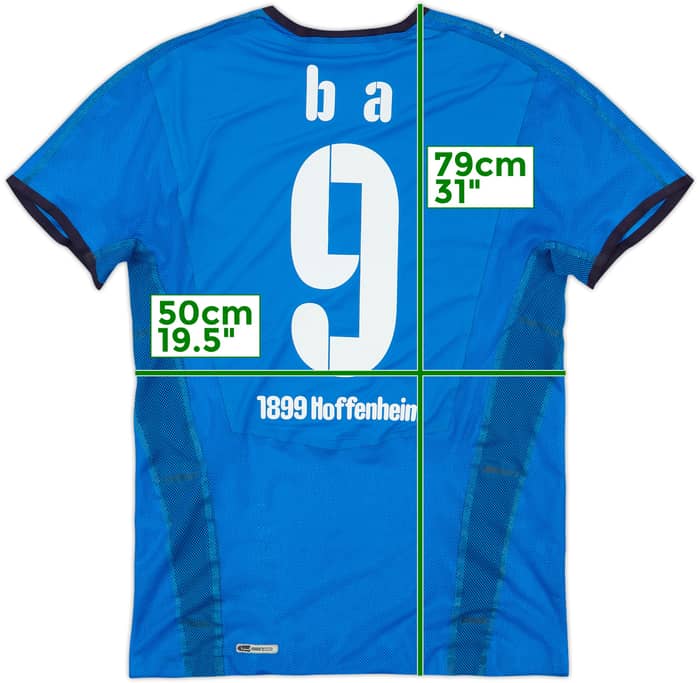 2008-09 TSG Hoffenheim Authentic Home Shirt Ba #9 - 7/10 - (M)