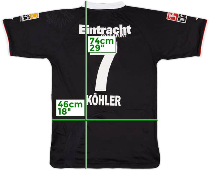2008-11 Eintracht Frankfurt Third Shirt Kohler #7 - 6/10 - (XS)