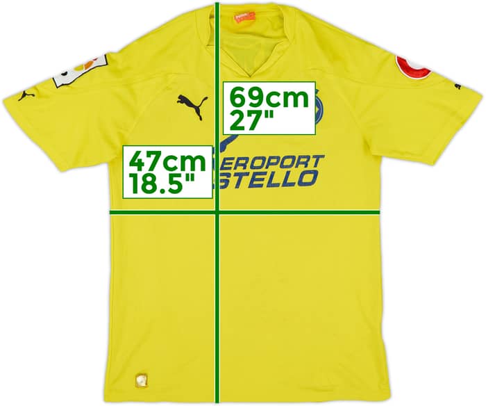 2010-11 Villarreal Home Shirt - 4/10 - (S)