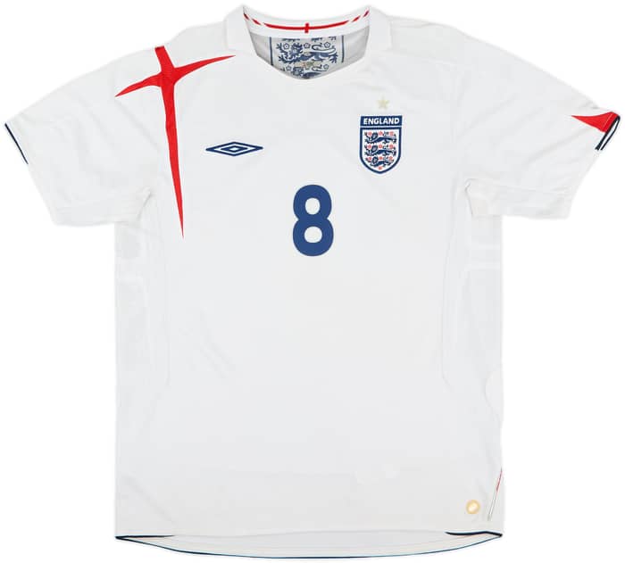 2005-07 England Home Shirt Lampard #8 - 5/10 - (L)