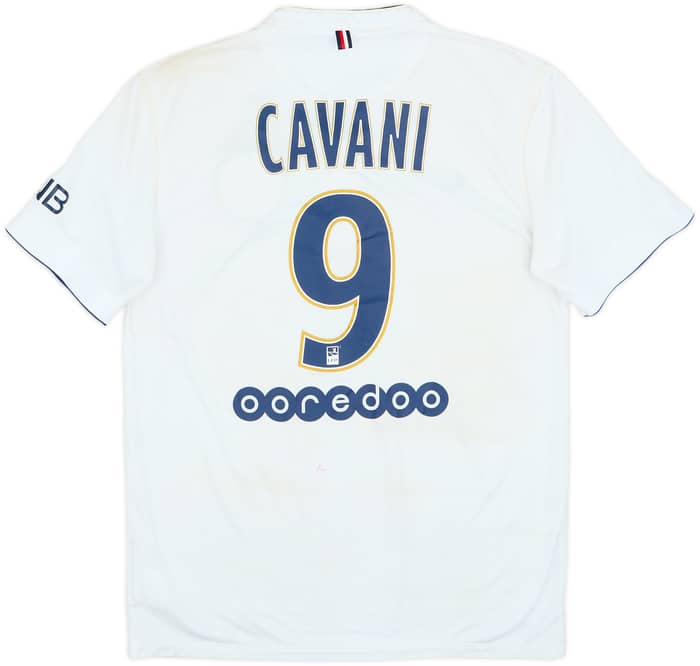 2014-15 Paris Saint-Germain Visitante Camiseta Cavani #9 - 4/10 - (M)