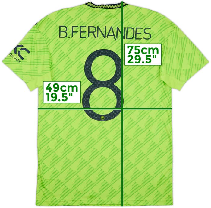 2022-23 Manchester United Third Shirt B. Fernandes #8 (M)
