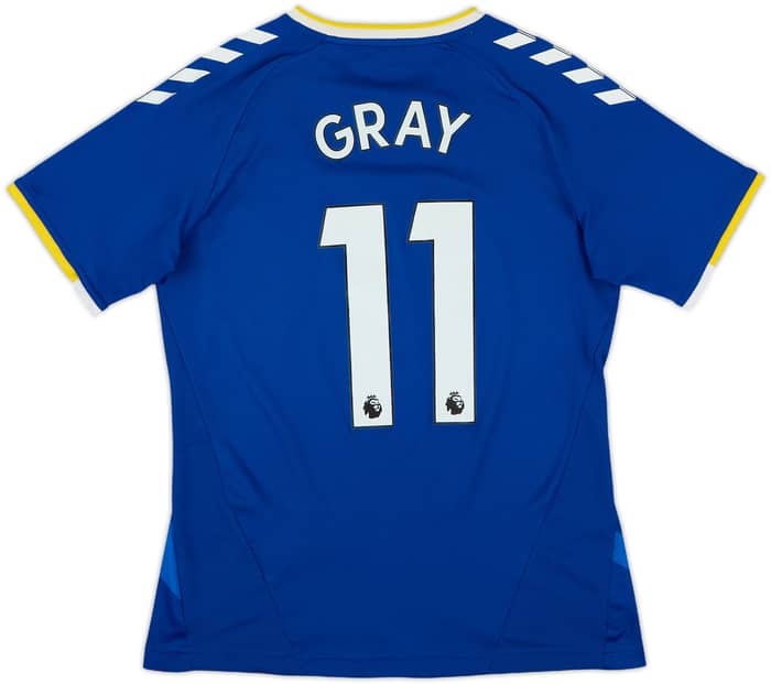 2021-22 Everton Home Shirt Gray #11 - 8/10 - (Women's L)