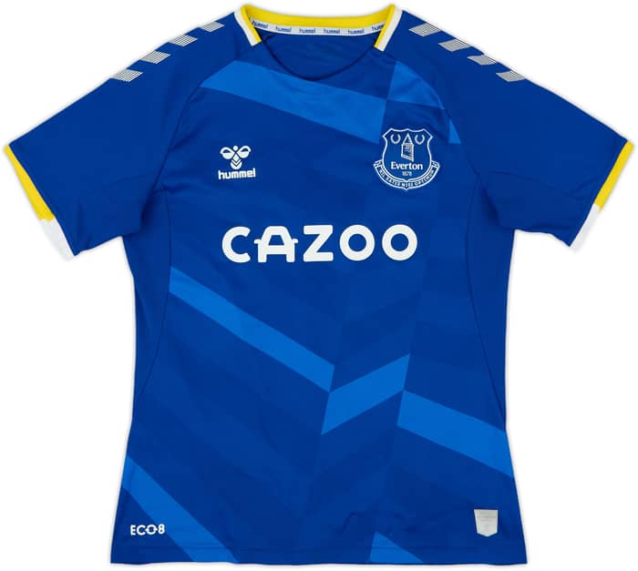2021-22 Everton Home Shirt Gray #11 - 8/10 - (Women's L)