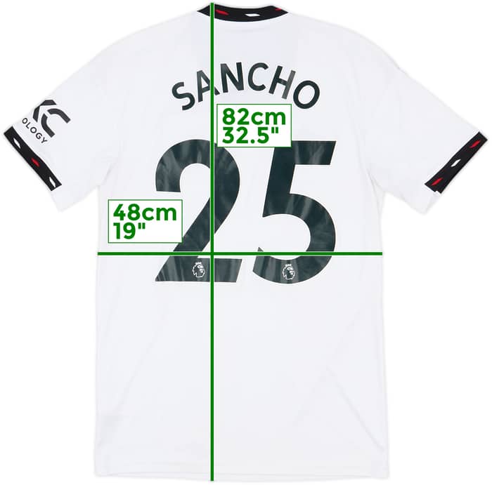 2022-23 Manchester United Away Shirt Sancho #25 - 8/10 - (S)