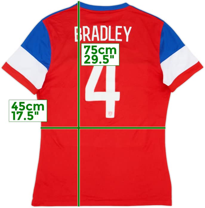 2014-15 USA Authentic Away Shirt Bradley #4 - 6/10 - (L)
