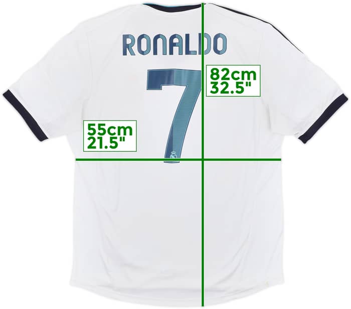 2012-13 Real Madrid Home Shirt Ronaldo #7 - 6/10 - (XL)