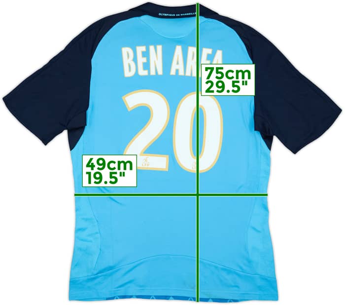 2008-09 Olympique Marseille Away Shirt Ben Arfa #20 - 5/10 - (M)