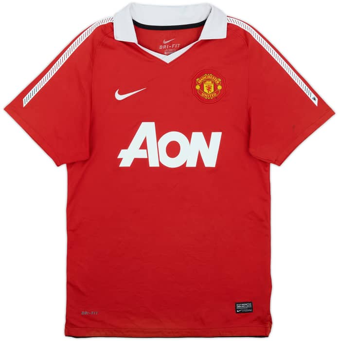 2010-11 Manchester United Home Shirt Chicharito #14 - 7/10 - (S)