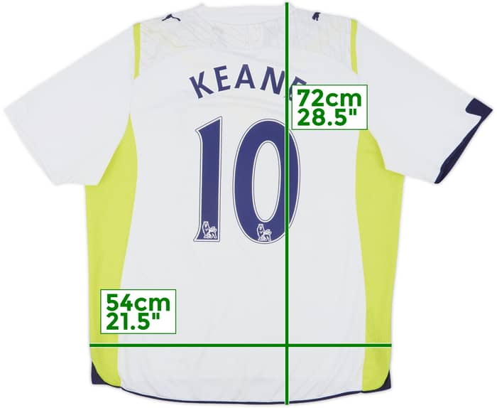 2009-10 Tottenham Home Shirt Keane #10 - 6/10 - (L)