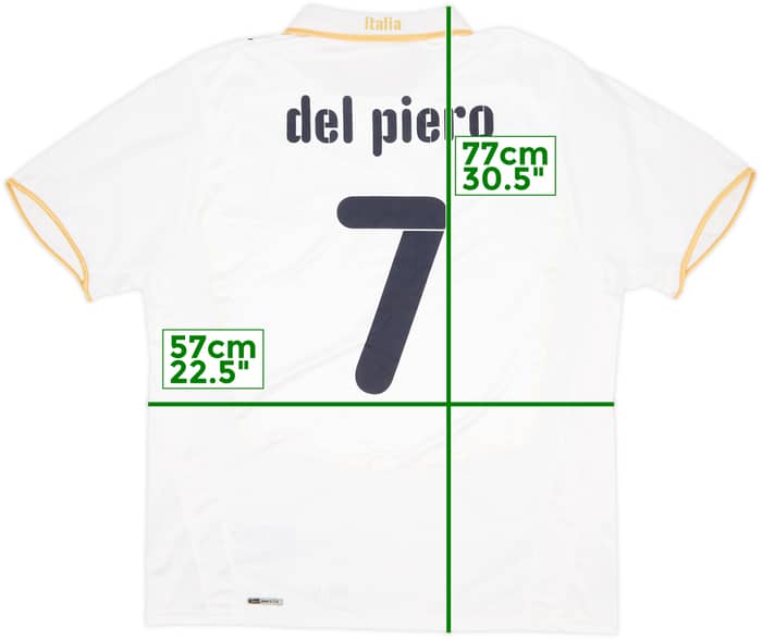 2007-08 Italy Away Shirt Del Piero #7 (XL)