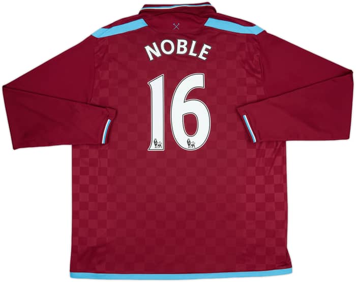 2009-10 West Ham Home L/S Shirt Noble #16 - 6/10 - (XXL)