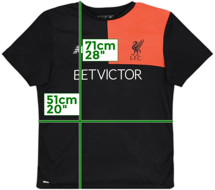 2016-17 Liverpool New Balance Training Shirt - 7/10 - (L)