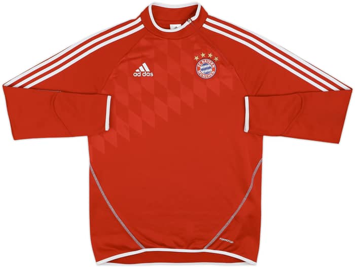 2013-14 Bayern Munich adidas 1/4 Zip Drill Top - 5/10 - (L)